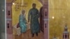 თბილისი, სამების საკათედრო ტაძარი. ფრაგმენტი მატრონა მოსკოველის ხატიდან, რომელზეც იოსებ სტალინია გამოსახული