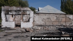 Дом Айнагуль Мусаевой, разрушенный в ходе спецоперации в Дмитриевке. 7 сентября 2023 г.