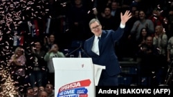 Aleksandar Vučić u Beogradu, 2. decembra 2023.