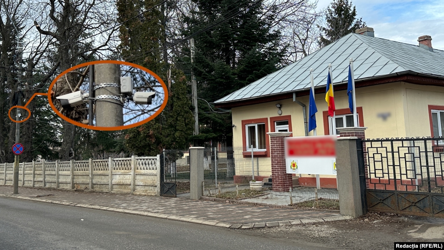 Kamerat Hikvision rreth një shtabi ushtarak në Rumani