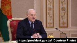 The authoritarian ruler of Belarus, Alyaksandr Lukashenka