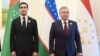  Türkmen we özbek prezidentleri Aşgabat sammitine duşuşdy. Arhiw suraty