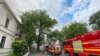 Un incendiu puternic a izbucnit la o clădire de pe Calea Dorobanților din București