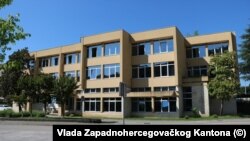 Zgrada Vlade Zapadnohercegovačkog kantona u Širokom Brijegu, ilustrativna fotografija 