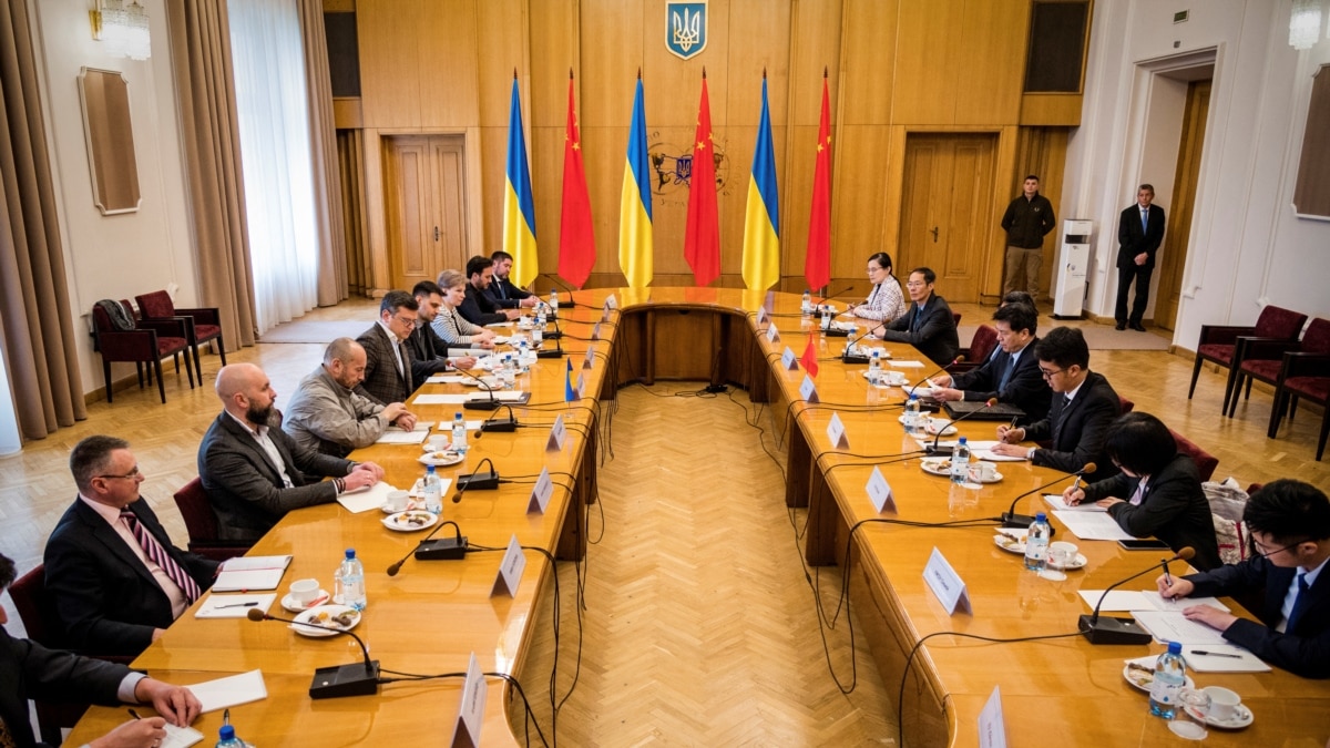The Chinese delegation suggested that the EU recognize the annexation of Donbass