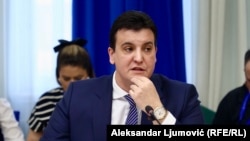 Ministar pravde Andrej Milović, februar 2024.