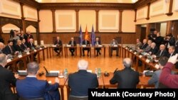 Илустрација - Фотографија од лидерската средба на 4 декември 2023