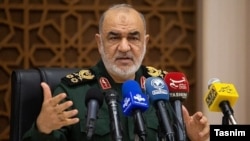 Iranian Revolutionary Guards Corps commander Hossein Salami