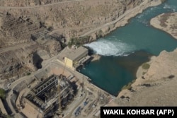 A view of the hydroelectric Kajaki Dam is seen in Kajaki, northeast of Helmand Province