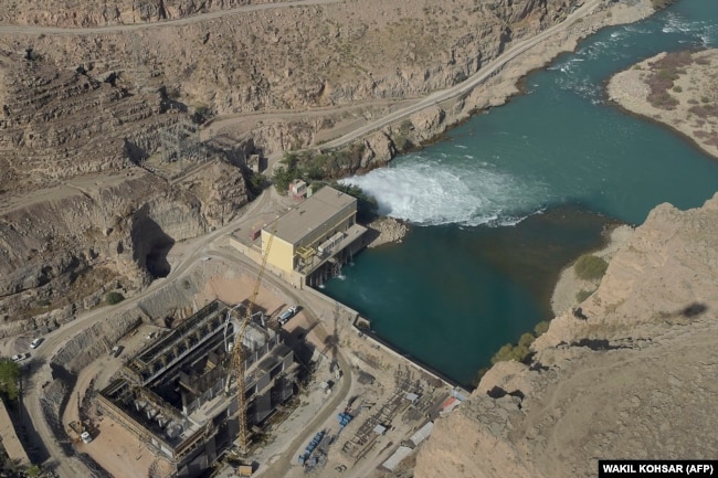 A view of the hydroelectric Kajaki Dam is seen in Kajaki, northeast of Helmand Province