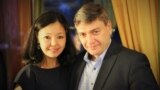  Салтанат Сакембаева менен Андрей Руденко. Сүрөт качан тартылганы белгисиз.