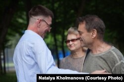 Vadim Hajrulin (levo) sa Igorom Barišnjikovim, arhivska fotografija