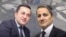 Ruslan Izzetli (left)and Alasgar Mammadli, two of nine independent journalists to be handed lengthy prison sentences in Azerbaijan this week. (composite file photo)