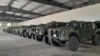 Оклопните возила денеска, 2 јуни 2023, пристигнаа во армиската касарна во Штип