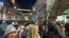 Pamje nga protesta e 16 janarit në Beograd.
