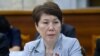 Kyrgyz deputy Gulya Kojogulova (file photo)