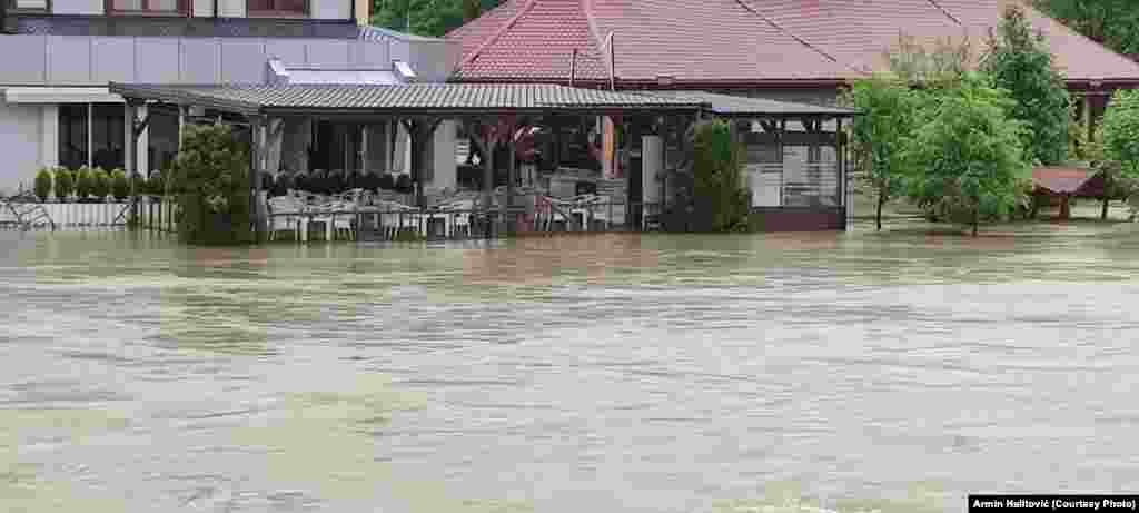 Përmbytjet në Bosanska Krupa, 17 maj 2023.