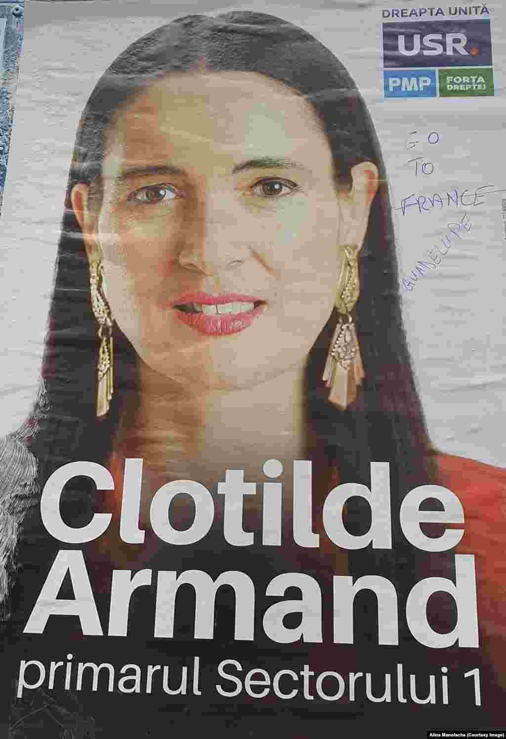 Clotilde Armand, candidatul Alianței Dreapta Unită la Primăria sectorului 1 al Capitalei, este actualul primar al sectorului.&nbsp;