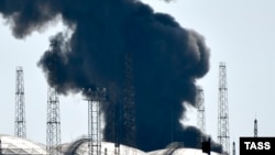 Раніше джерело Радіо Свобода в Службі безпеки України повідомило, що безпілотники Центру спецоперацій «Альфа» СБУ в ніч з 22 на 23 квітня вдарили по цій станції (фото ілюстраційне)