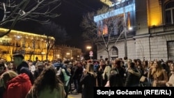 Protest u Beogradu, 25. decembar 2023.