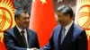 Президента Кыргызстана Садыр Жапаров и лидер КНР Си Цзиньпин. 
