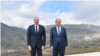 Ադրբեջանի (ձախից) և Ղազախստանի (աջից) նախագահները Շուշիում, 12-ը մարտի, 2024թ.