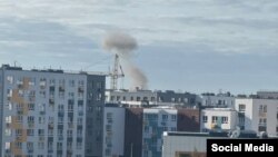 Атака беспилотника на Москву