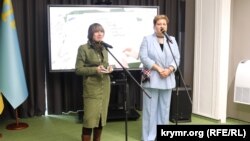 Відкриття художньої виставки «Ломикамінь. Жіночий спротив у Криму». Київ, 26 лютого 2024 року