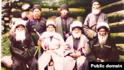 Кавказские старейшины после возвращения из хаджа. Конец XIX века