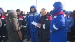 В Казахстане продолжается забастовка нефтяников