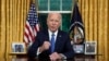 President Joe Biden addresses the nation from the Oval Office of the White House in Washington on July 24 about his decision to drop his reelection bid.