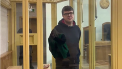 Мэнэджар Павал Белавус падчас суда. Архіўнае фота