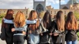 Iranian women celebrate the first day of spring on March 22 without the compulsory hijab in Isfahan.