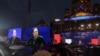 Serbia's President Aleksandar Vucic addresses his supporters during a rally in front of the Parliament building in Belgrade, Serbia, May 26, 2023. REUTERS/Marko Djurica