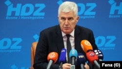 Predsjednik HDZ-a BiH Dragan Čović na konferenciji za medije 22. 1. 2024.