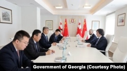 პრემიერ-მინისტრი ირაკლი კობახიძე 15 აპრილს ჩინეთის მმართველი კომუნისტური პარტიის დელეგაციას შეხვდა.