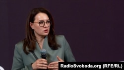 Юлія Свириденко, перша віцепрем’єр-міністерка, міністерка економіки. Сьомий Український Жіночий Конгрес, 22 листопада 2023 року