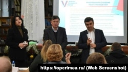 Громадська палата Криму проводить у кримських регіонах навчання громадських спостерігачів на виборах президента Росії, січень 2024 року
