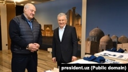 Аляксандар Лукашэнка і Шаўкат Мірзіёеў, Ташкент, 7 лютага 2024
