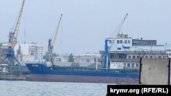 Суховантаж у Керченському морському рибному порту, листопад 2023 року