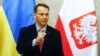 Міністр закордонних справ Польщі зауважив, що у такому випадку «мир настав би одразу без потреби у перемовинах»