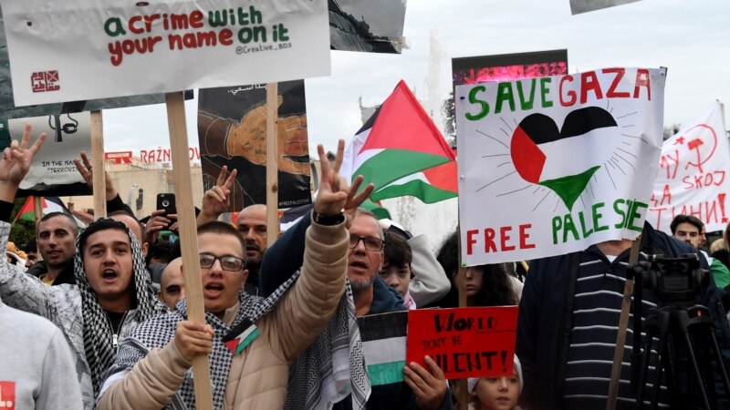 Sa skupa podrške Palestincima pozivi Vladi Crne Gore da uvede sankcije Izraelu 