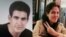 Farzad Safi Khanpor (left) and Atekeh Rajabi