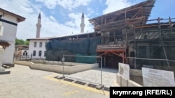 Реставрационные работы в Ханском дворце. Бахчисарай, 7 июня 2024 года