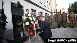 Președintele polonez, Andrzej Duda, la ceremonia de comemorare a 85 de ani de la invadarea Poloniei de către Germania nazistă.