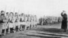 Колчак принимает парад. Близ Тобольска, сентябрь-октябрь 1919 года