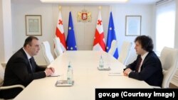 ლევან ხარაბაძისა და ირაკლი კობახიძის შეხვედრა