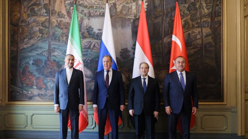 وزرای خارجه ایران، سوریه، ترکیه و روسیه در مسکو دیدار کردند