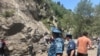 Последствия схода селей в Ошской области в Кыргызстане