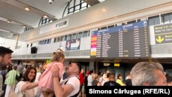 Terminalul de sosiri al Aeroportului Henri Coandă. Fotografie de arhivă.